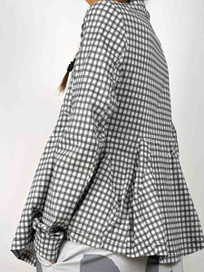 Rundholz Check Jacket 344 1101 in BLACK CHECK Blue Woman